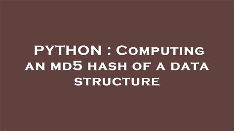 Image result for Python Md5 Hash