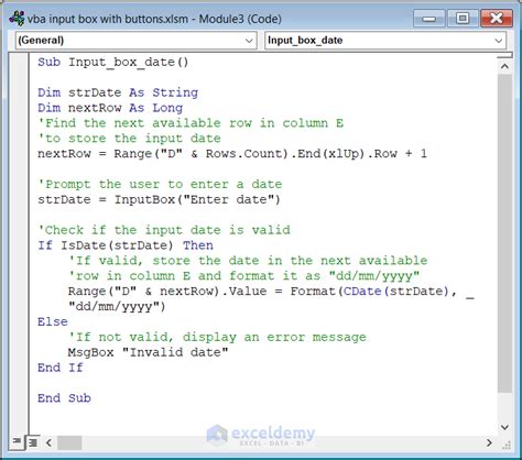 Image result for Input Box Userform