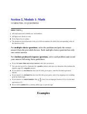 Image result for Module 2 Math Question