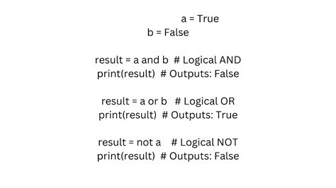 Toradh íomhá ar Boolean Operators in Python True or False