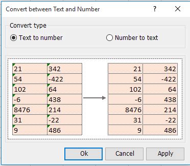 نتيجة الصورة لـ Convert Text to Number Excel
