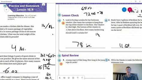 Afbeeldingsresultaten voor Lesson 12 Homework 5th Grade Answer Key