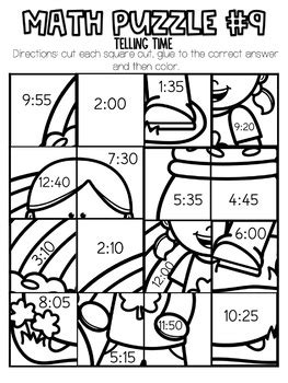 Toradh íomhá ar Grade 3 Math Puzzles