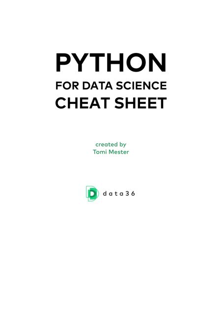 Python Data Science Cheat Sheet に対する画像結果