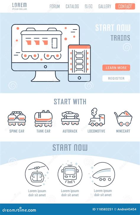 Image result for Train Website HTML Layout