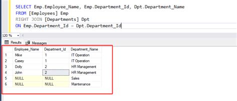 Image result for Right Join in SQL