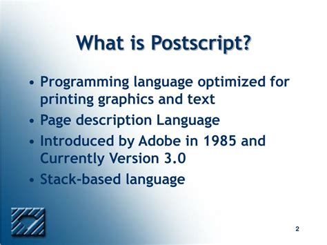 Image result for Postscript
