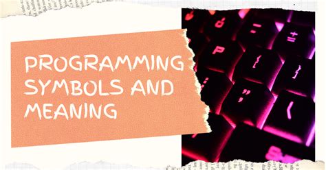 Image result for Different Programming Symbols