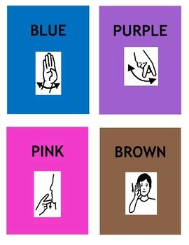 Sign Language Color Chart に対する画像結果