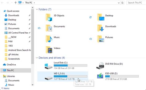 Image result for 1TB Storage PC File Explorer