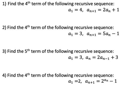 Image result for Algebra 1 Recursive Formula