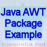 AWT Sample Code in Java に対する画像結果
