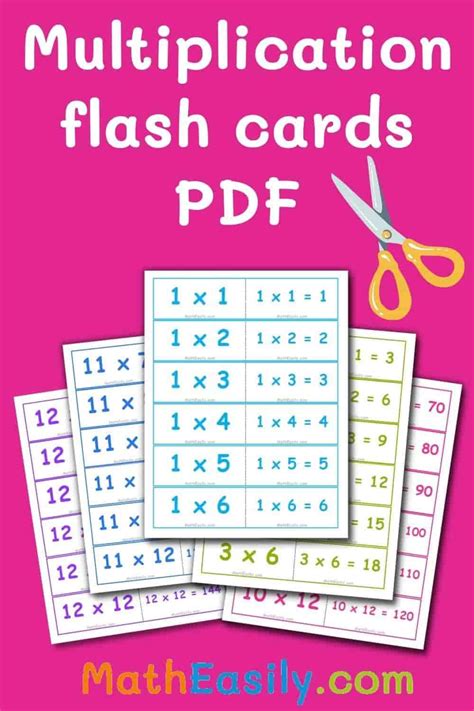 Flash Cards Multiplication に対する画像結果