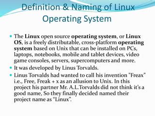 Image result for Linux Operating System Definition