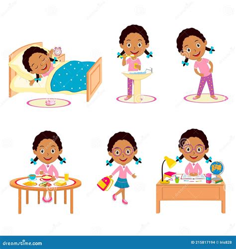 Image result for Morning Routine Images Cartoon