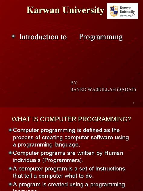 What Is Mean by Programming に対する画像結果