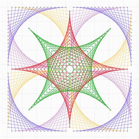 Image result for String Art Pattern Geometry