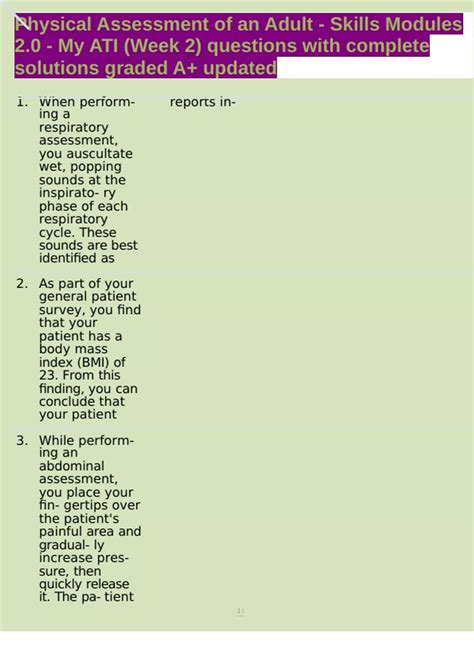 Toradh íomhá ar Pshycal Assessment Module