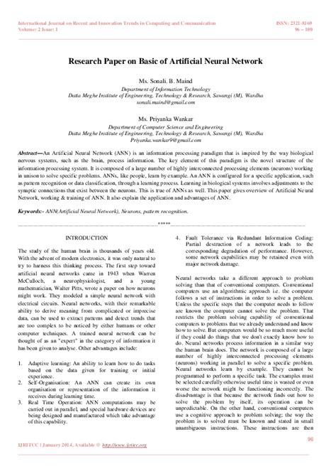 Image result for Neural Network ResearchGate