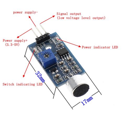 Afbeeldingsresultaten voor Sound Detection Module Sensor