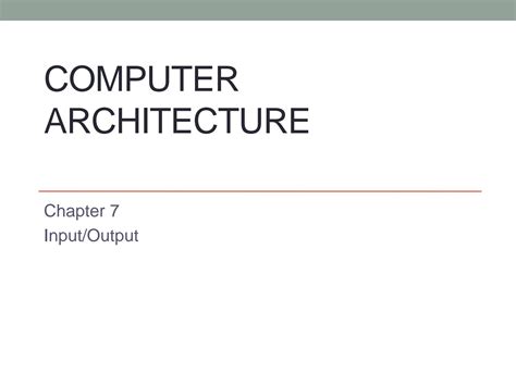 Image result for Input Output in Computer Architecture