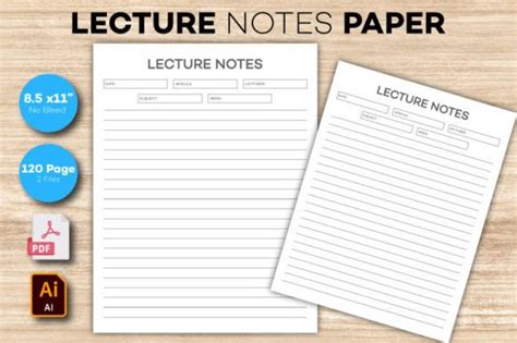 Image result for Lecture Notes Page Printable Free