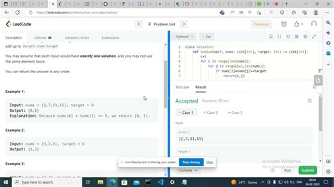 Image result for Two Sum LeetCode Solution Python