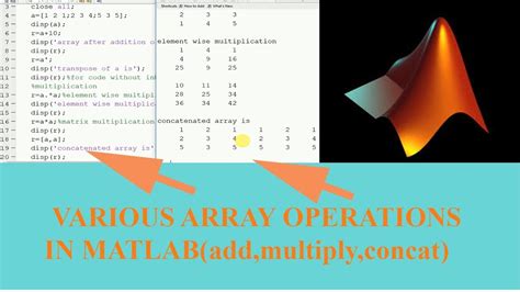 Array Arithmetic MATLAB に対する画像結果