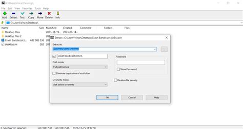 Extract Bin File に対する画像結果