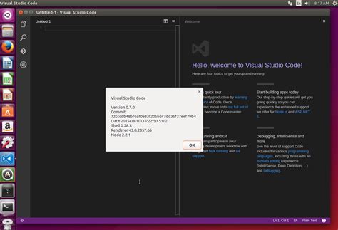 Afbeeldingsresultaten voor Loading Visual Studio Code On Linux Ubuntu