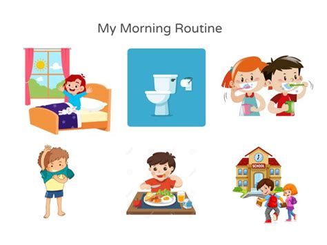 Image result for Morning Routine Images Cartoon