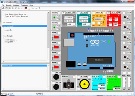 Arduino Simulator に対する画像結果