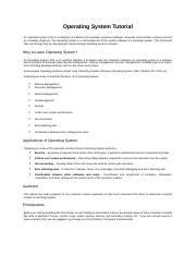 Image result for Operating System Tutorial