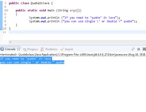 Image result for Double Quotes in Java String