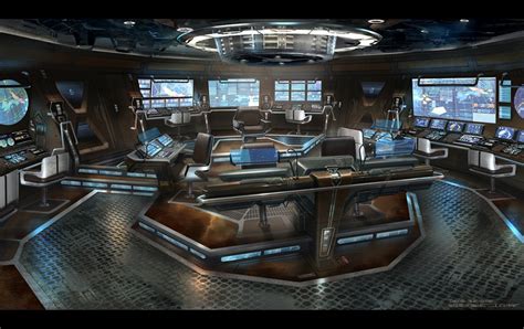 Image result for Spaceship Bridge Concept Art