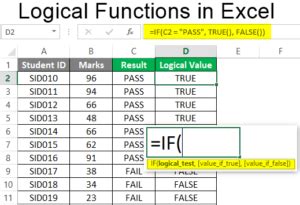 Image result for Excel Logical Functions