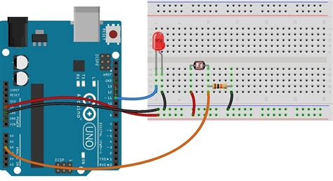 Toradh íomhá ar Coding Sensor LDR Arduino