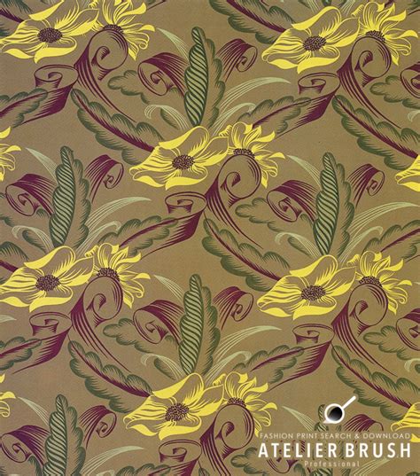 Textile Design Pattern Half Drop Repeat