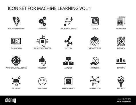 Toradh íomhá ar Machine Learning Search Space Symbol