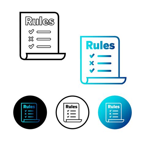 Image result for Rules Icon