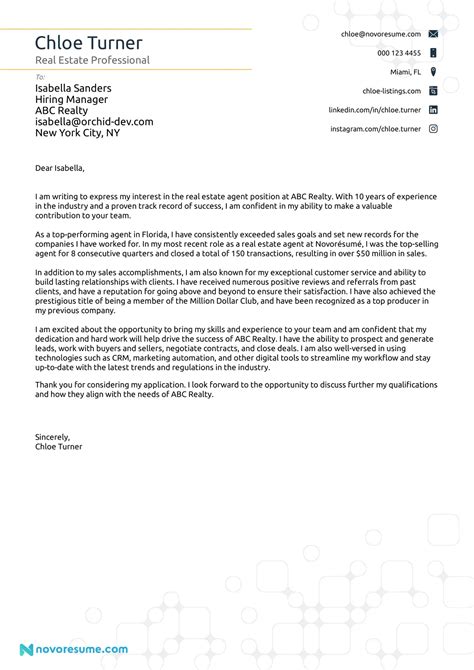 Afbeeldingsresultaten voor Cover Letter Example