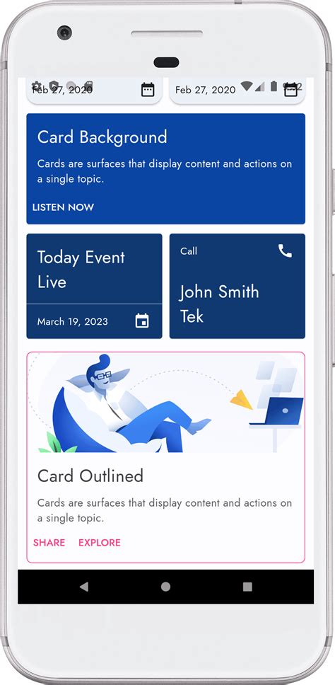Image result for Flutter Card UI Design Examples