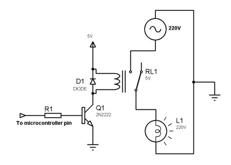 Image result for Relay Arduino Schematic/Diagram