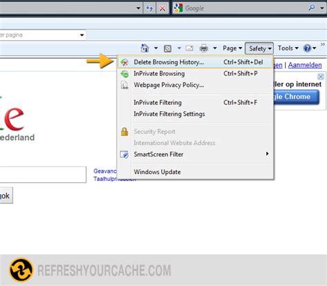 Clear Cache Internet Explorer に対する画像結果