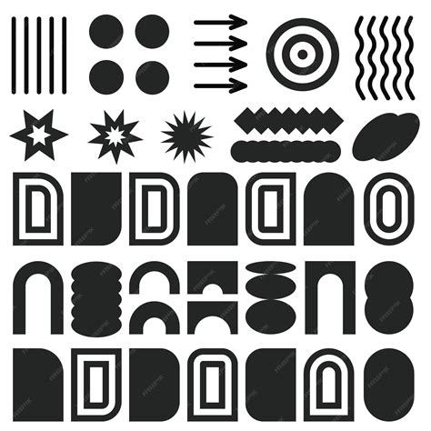 Premium Vector | Set of abstract dark geometric shapes vector ...