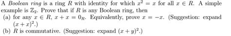 Image result for Boolean Ring