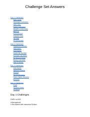 Image result for Python Challenges Answers Challenge 2