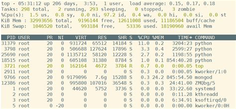 Toradh íomhá ar Top Cmd In Linux