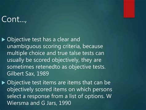 Example of Objective Test に対する画像結果