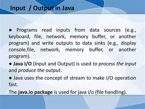 Image result for Java Input/Output